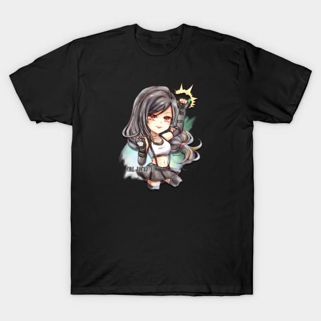 Final Fantasy 7 Remake Tifa Lockhart T-Shirt by candypiggy